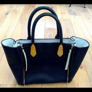 Henri Bendel AList Faux Leather Expandable Satchel